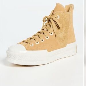 Chuck 70 Plus Warm Winter Converse Tan High-Top Sneakers